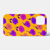 Vibrant Floral Pattern Case-Mate iPhone Case (Achterkant (horizontaal))