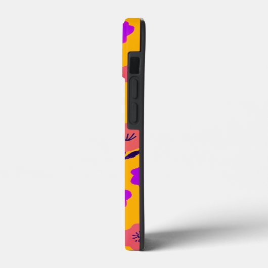 Vibrant Floral Pattern Case-Mate iPhone Case (Achterkant / Links)