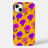 Vibrant Floral Pattern Case-Mate iPhone Case (Achterkant)