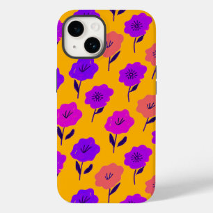 Vibrant Floral Pattern Case-Mate iPhone 14 Hoesje