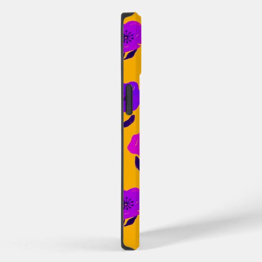 Vibrant Floral Pattern Case-Mate iPhone Case (Achterkant / Rechts)