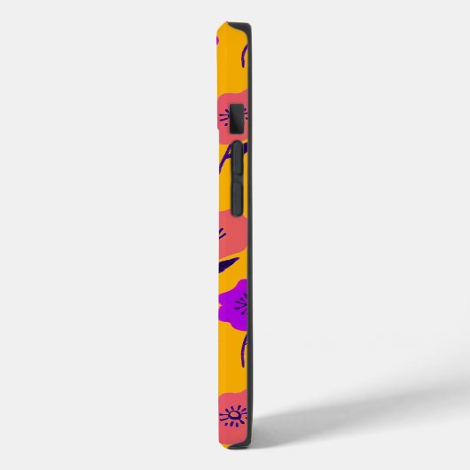 Vibrant Floral Pattern Case-Mate iPhone Case (Achterkant / Links)