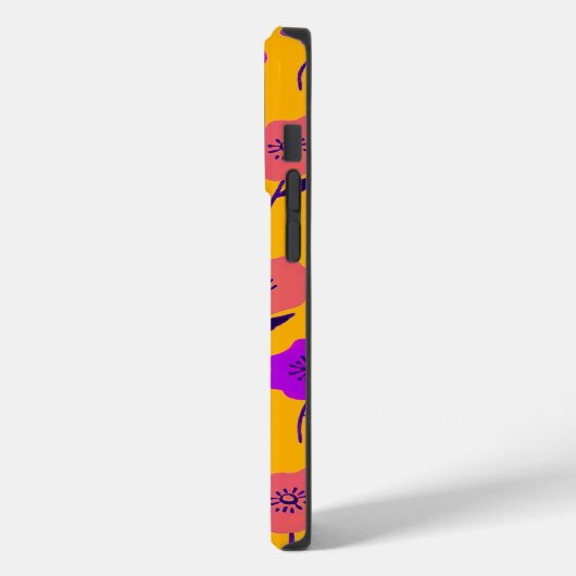 Vibrant Floral Pattern Case-Mate iPhone Case (Achterkant / Links)