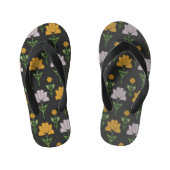 Vibrant Floral Pattern Kinder Teenslippers (Voetbed)
