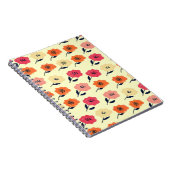 Vibrant Floral Pattern Notitieboek (Rechterzijde)