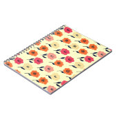 Vibrant Floral Pattern Notitieboek (Linkerzijde)