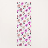 Vibrant Floral Pattern Yogamat (Voorkant)