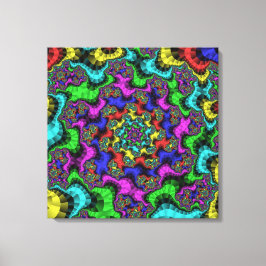 Vibrant Floral Sprinkles Canvas Afdruk