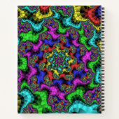 Vibrant Floral Sprinkles Notitieboek (Achterkant)