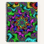 Vibrant Floral Sprinkles Notitieboek (Voorkant)