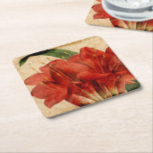 Vibrant Floral VIII Kartonnen Onderzetters (Schuin)