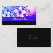 Vibrant Floral Visitekaartje (Voorkant / Achterkant)