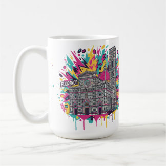 Vibrant Florence Italy Cathedral Graphic Koffiemok