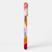 Vibrant Flow | Funky Retro Initiaal Monogram iPhone Hoesje (Rechterkant)