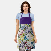 Vibrant Flower Rose Bouquet Schort (Gedragen)