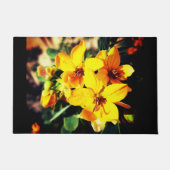 Vibrant Flowers Deurmat (Voorkant)