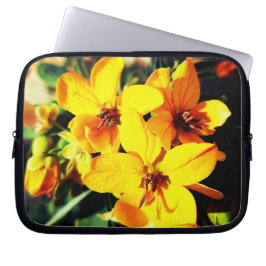 Vibrant Flowers Laptop Sleeve