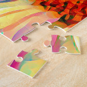 Vibrant Flowers Legpuzzel (Zijkant)