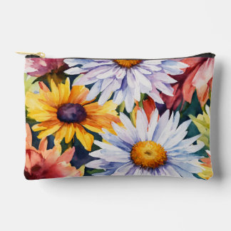 Vibrant Flowers print gesneden Naaizak Etui