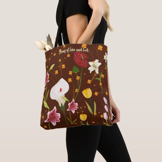 Vibrant Flowers Tote Bag (Dichtbij)