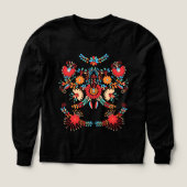 Vibrant Folk Floral T-Shirt (Voorkant)