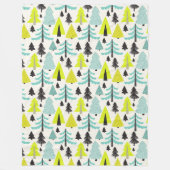Vibrant Forest ⎢ Fleece Blanket (Voorkant)