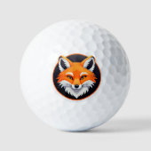 Vibrant Fox Head Golfballen (Voorkant)
