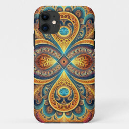 Vibrant Fractal Art iPhone 11 Hoesje