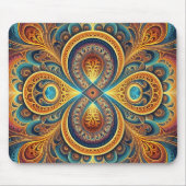 Vibrant Fractal Art Muismat (Voorkant)