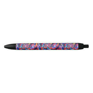Vibrant fractal art pen
