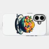 Vibrant Fruit Bowl Illustratie Iphone Case (Achterkant (horizontaal))