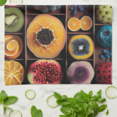 Vibrant-fruitbeeldscherm Theedoek (Gevouwen)