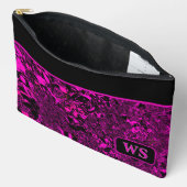 Vibrant Fuchsia Cosmetic Pouch Etui (Open)