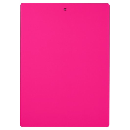 Vibrant Fuchsia Hot Pink - aangepast decor Klembord (Achterkant)