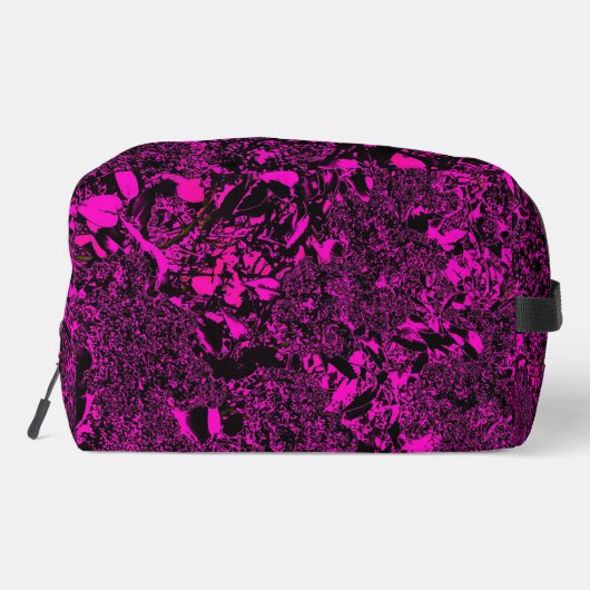 Vibrant Fuchsia Monogram Toiletry Bag Toilettasje (Achterkant)