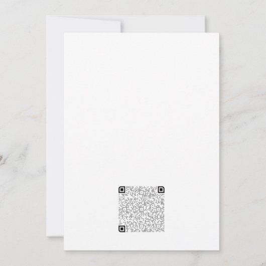 Vibrant Fuchsia Watercolor Flora Wedding  Kaart (Achterkant)