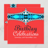 Vibrant Fun Birthday + Alle gelegenheden Kaart (Voorkant / Achterkant)