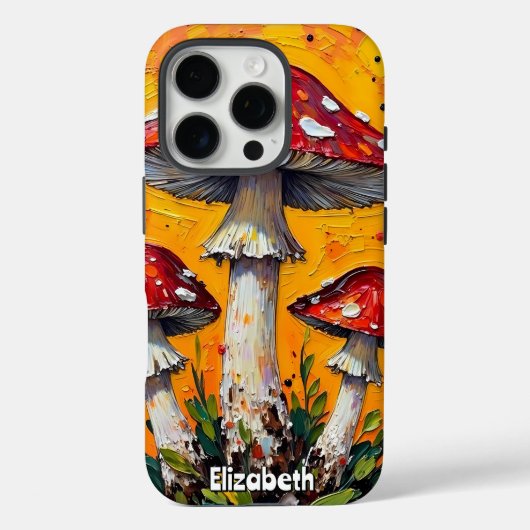 Vibrant Fungi Trio Case-Mate iPhone Case (Achterkant)
