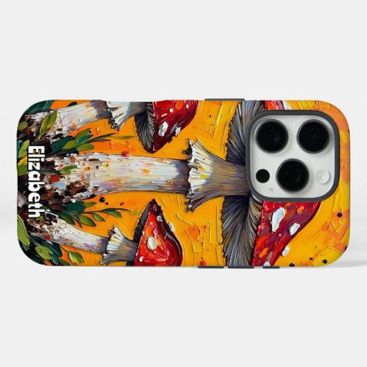 Vibrant Fungi Trio Case-Mate iPhone Case (Achterkant (horizontaal))