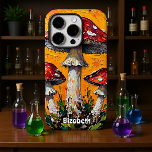 Vibrant Fungi Trio iPhone 16 Pro Hoesje