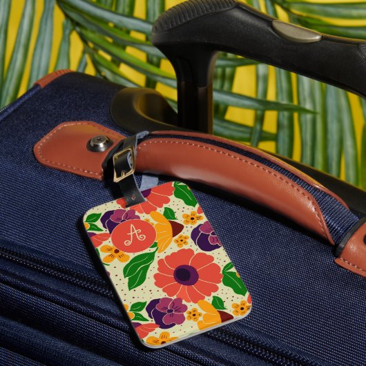 Vibrant Garden Bagagelabel (Voorkant Insitu 1)