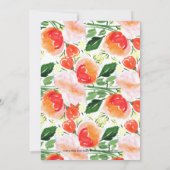 Vibrant Garden Bridal Shower Kaart (Achterkant)