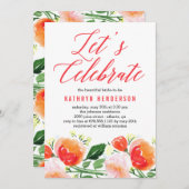 Vibrant Garden Bridal Shower Kaart (Voorkant / Achterkant)