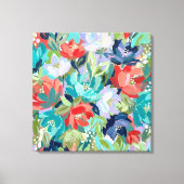Vibrant Garden Symphony Canvas Afdruk (Voorkant)