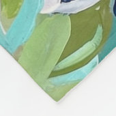 Vibrant Garden Symphony Fleece Deken (Hoek)