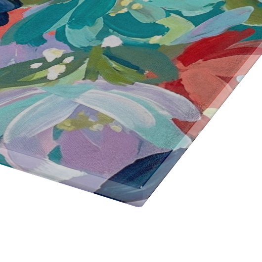 Vibrant Garden Symphony Snijplank (Hoek)