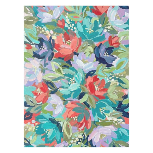 Vibrant Garden Symphony Tafelkleed (Voorkant)