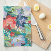 Vibrant Garden Symphony Theedoek (Quarter Fold)