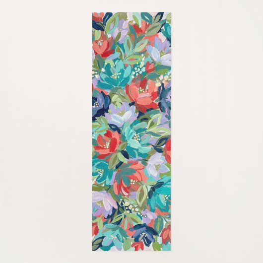 Vibrant Garden Symphony Yogamat (Achterkant)
