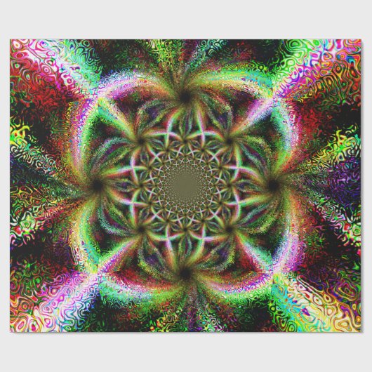 Vibrant Gaze Polar Cadeaupapier (Vlak)